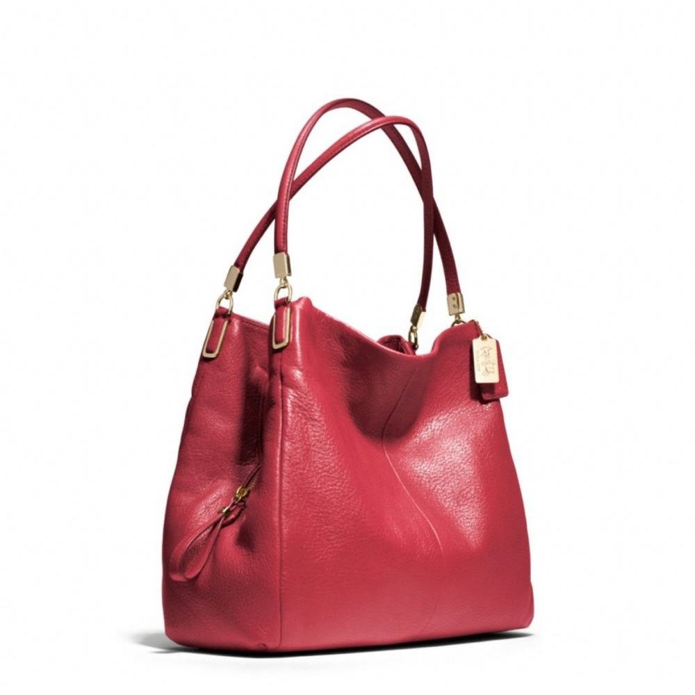 Coach Madison Rouge Leather Phoebe Shoulder Bag